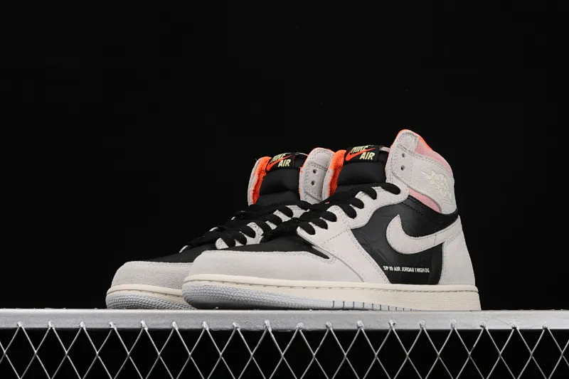 All categories Air Jordan Jordan series basketball shoes Air Jordan 1 High X version Air Jordan 1 "Neutral Grey" AJ1 Joe 1 gray pink suede/dirty pink 555088-018